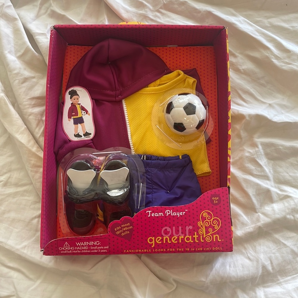 Our Generation Doll Team Player Outfit